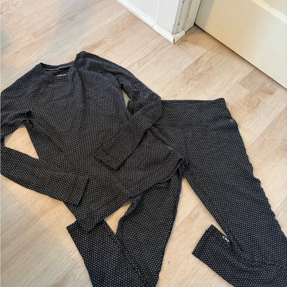 Smartwool Black and Gray Patterned Jumpsuit